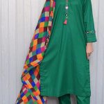 Shalwar kameez (Green color)